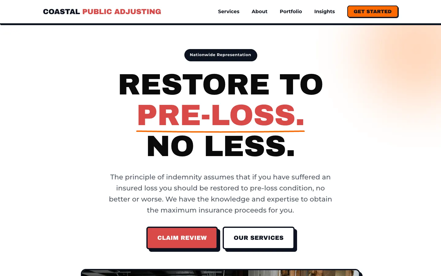 Coastal Public Adjusting website